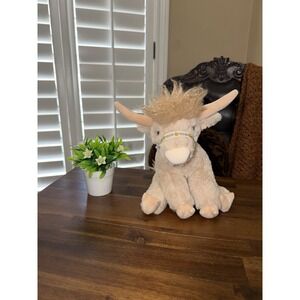 Laddie 12" Cream Scottish Highland Cow Soft Douglas Plush Stuffed Animal scotch